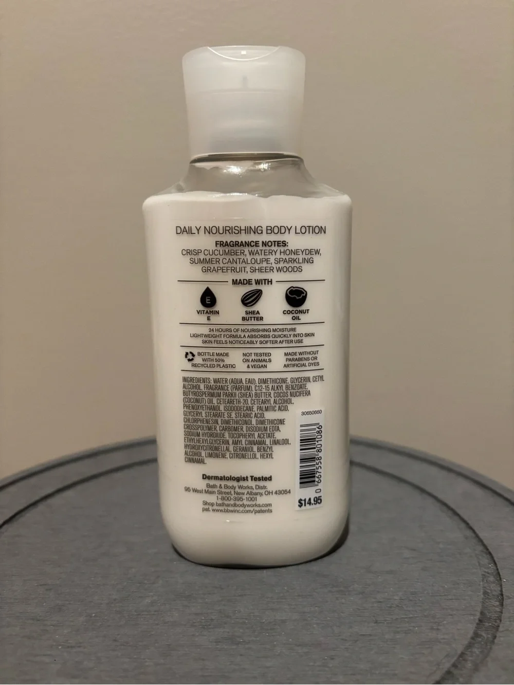 NEW Bath & Body Works Cucumber Melon Daily Body Lotion 8 fl oz